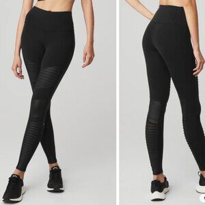 Alo Yoga Moto Leggings Black
